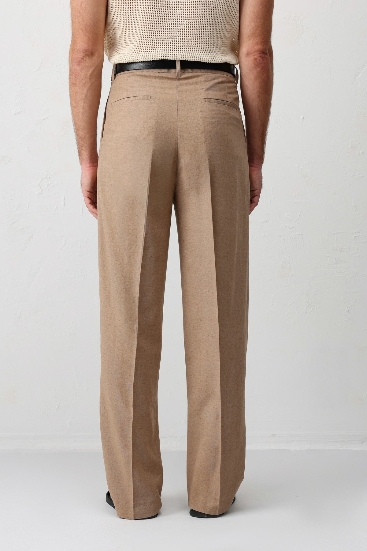 Antioch Linen-Blend Men's Baggy Pants