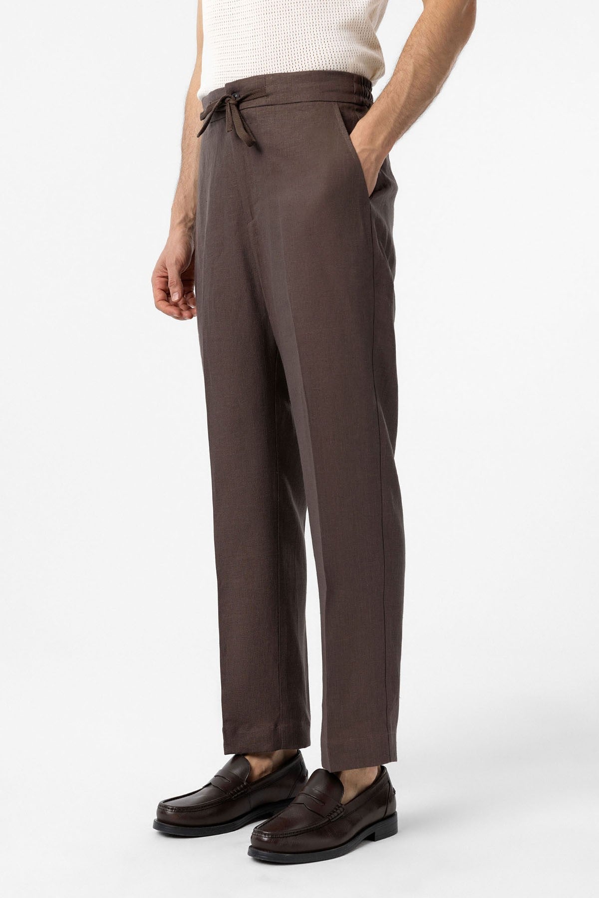 Antioch 100% Linen High-Waisted Men's Pants