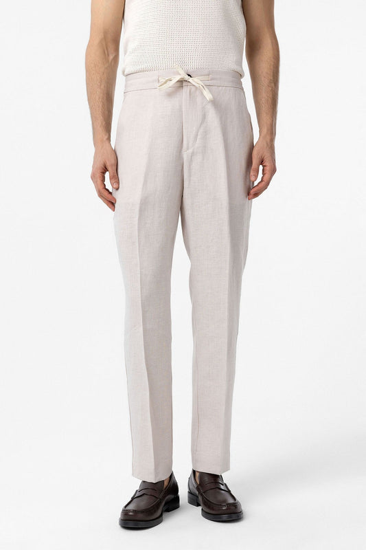 Antioch 100% Linen High-Waisted Men's Pants