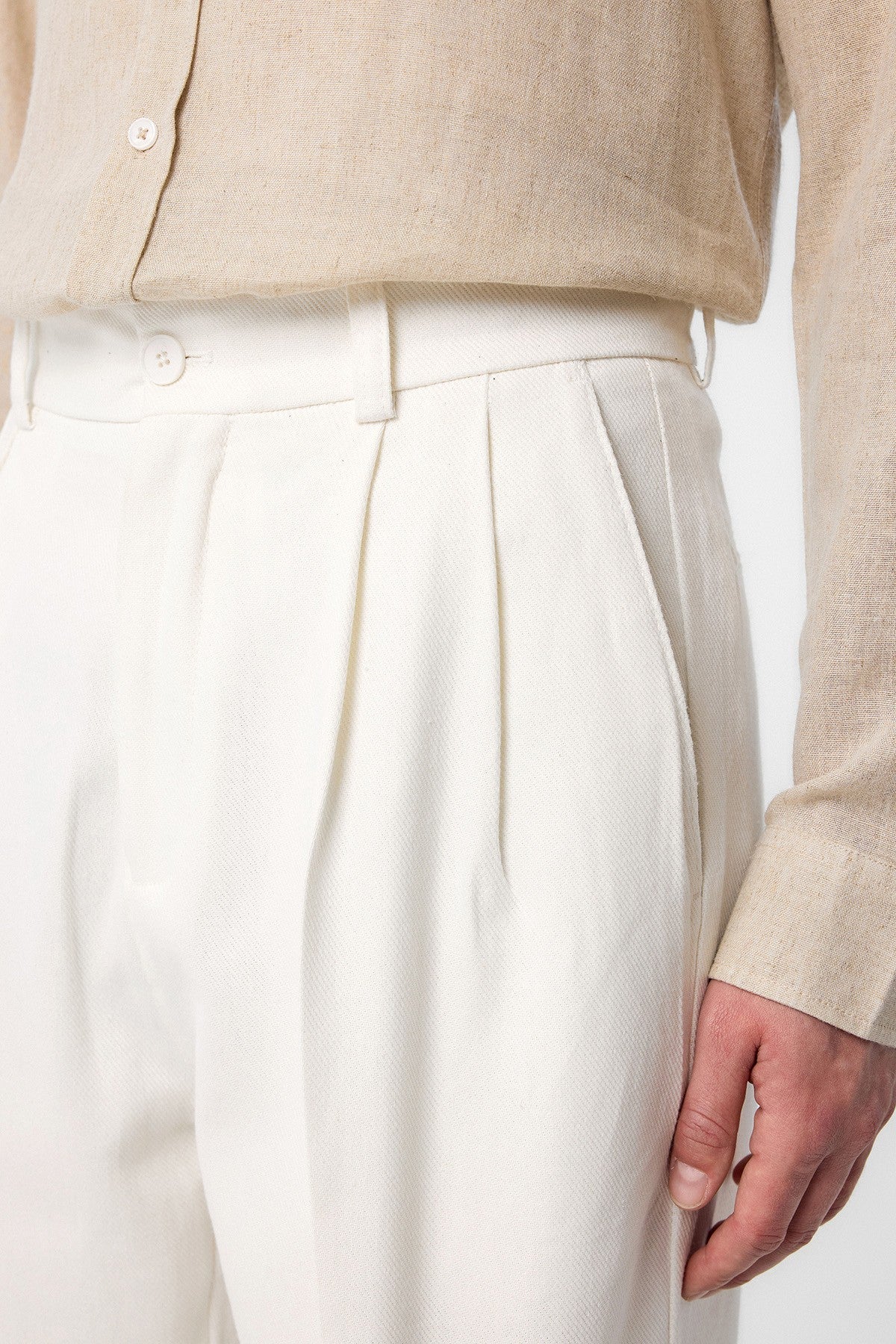Antioch High-Waisted Cotton Men's Pants