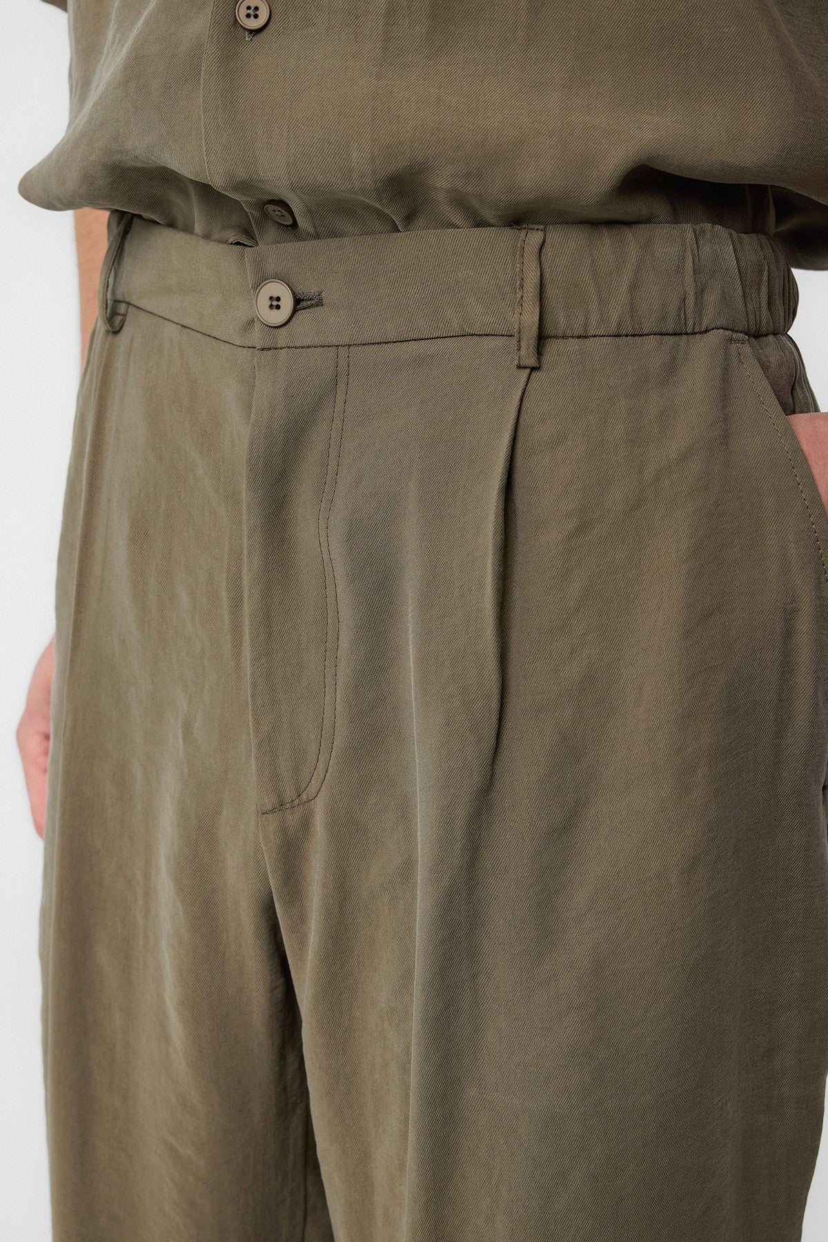 Antioch Relaxed Modal Fabric High-Waisted Men's Pants