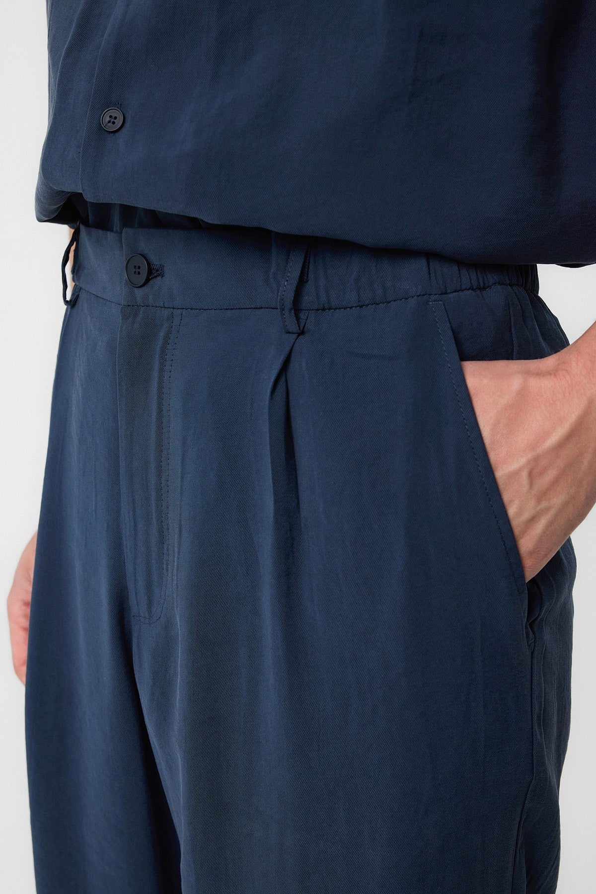Antioch Relaxed Modal Fabric High-Waisted Men's Pants
