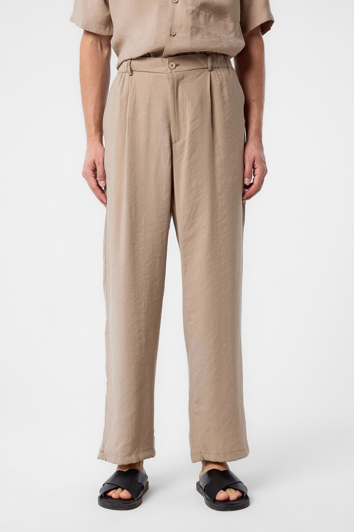 Antioch Relaxed Modal Fabric High-Waisted Men's Pants
