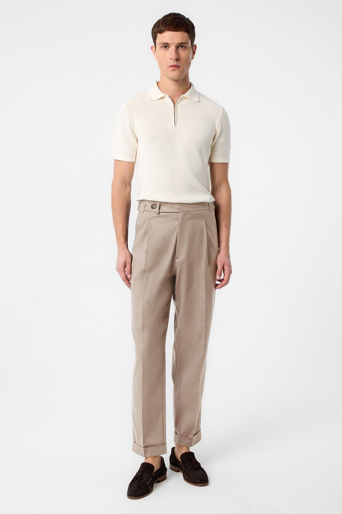 Antioch Italian-Cut High-Waisted Men's Pants