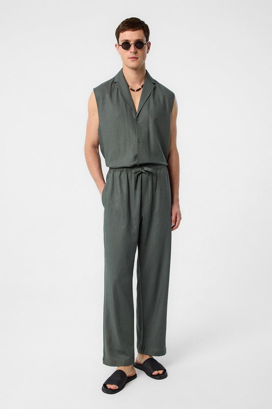 Antioch Linen-Blend Men's Jogger Pants