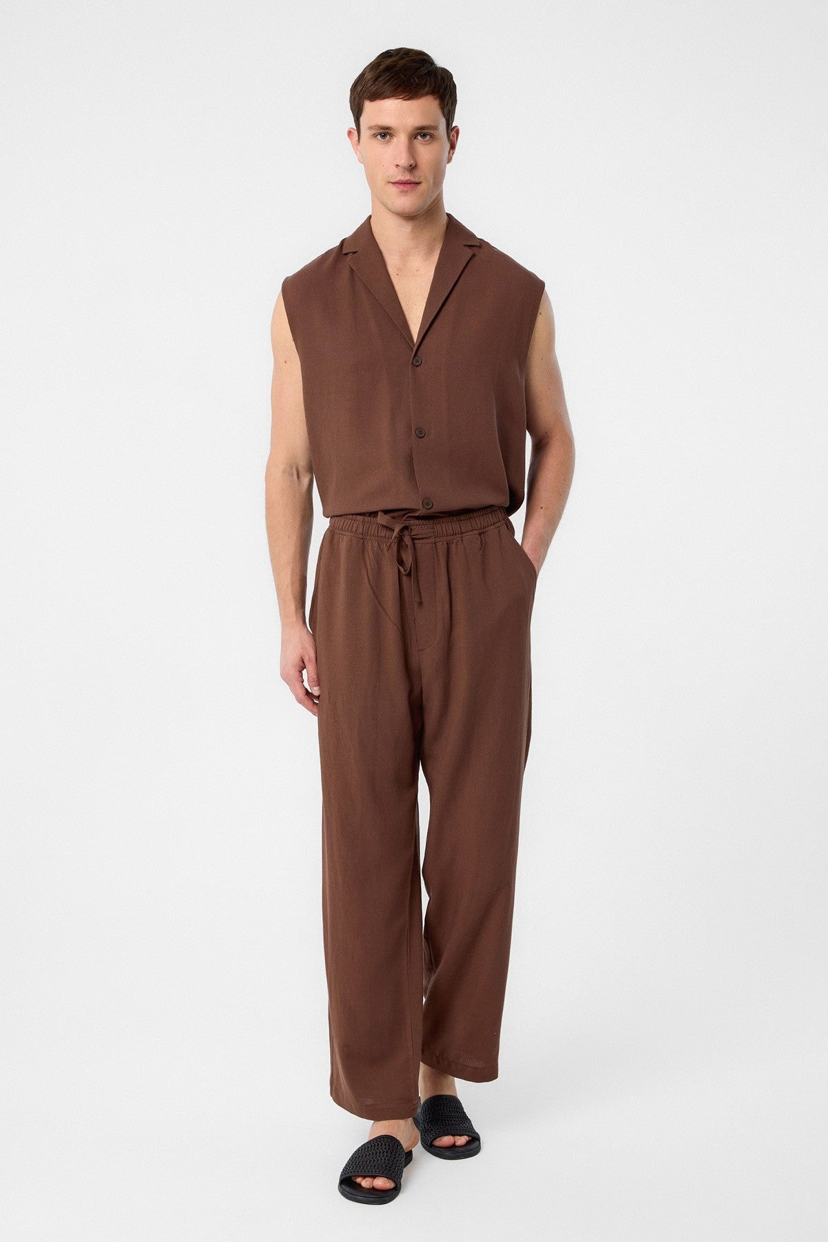 Antioch Linen-Blend Men's Jogger Pants