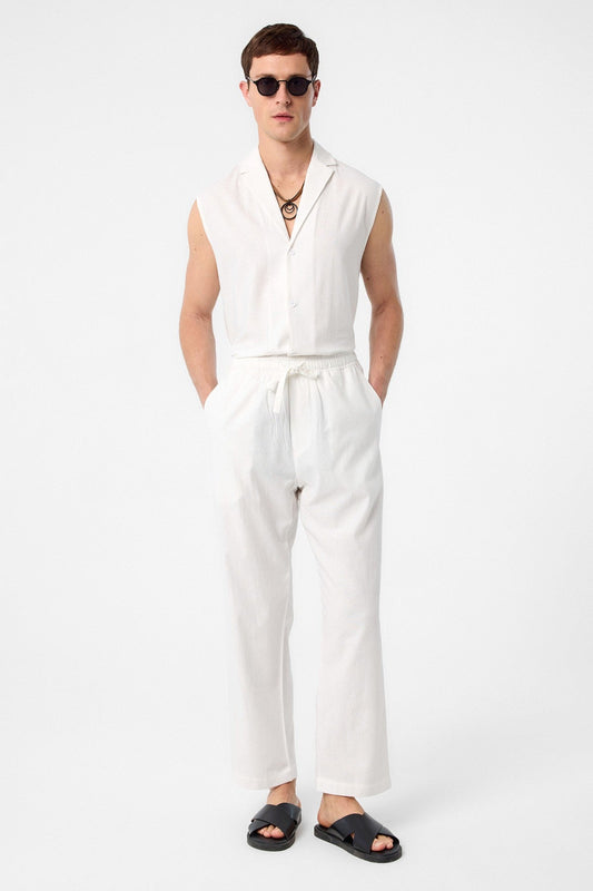 Antioch Linen-Blend Men's Jogger Pants