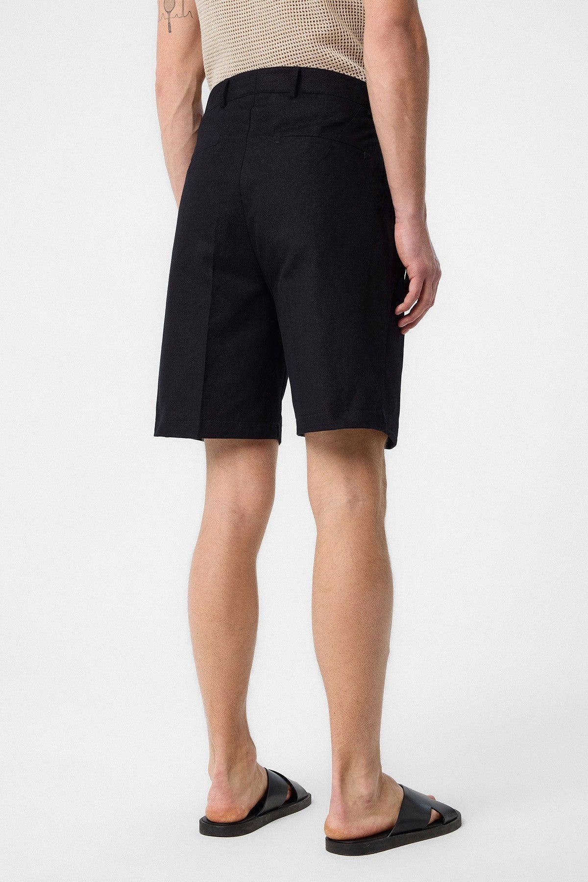 Antioch High-Waisted Pleated Men's Shorts