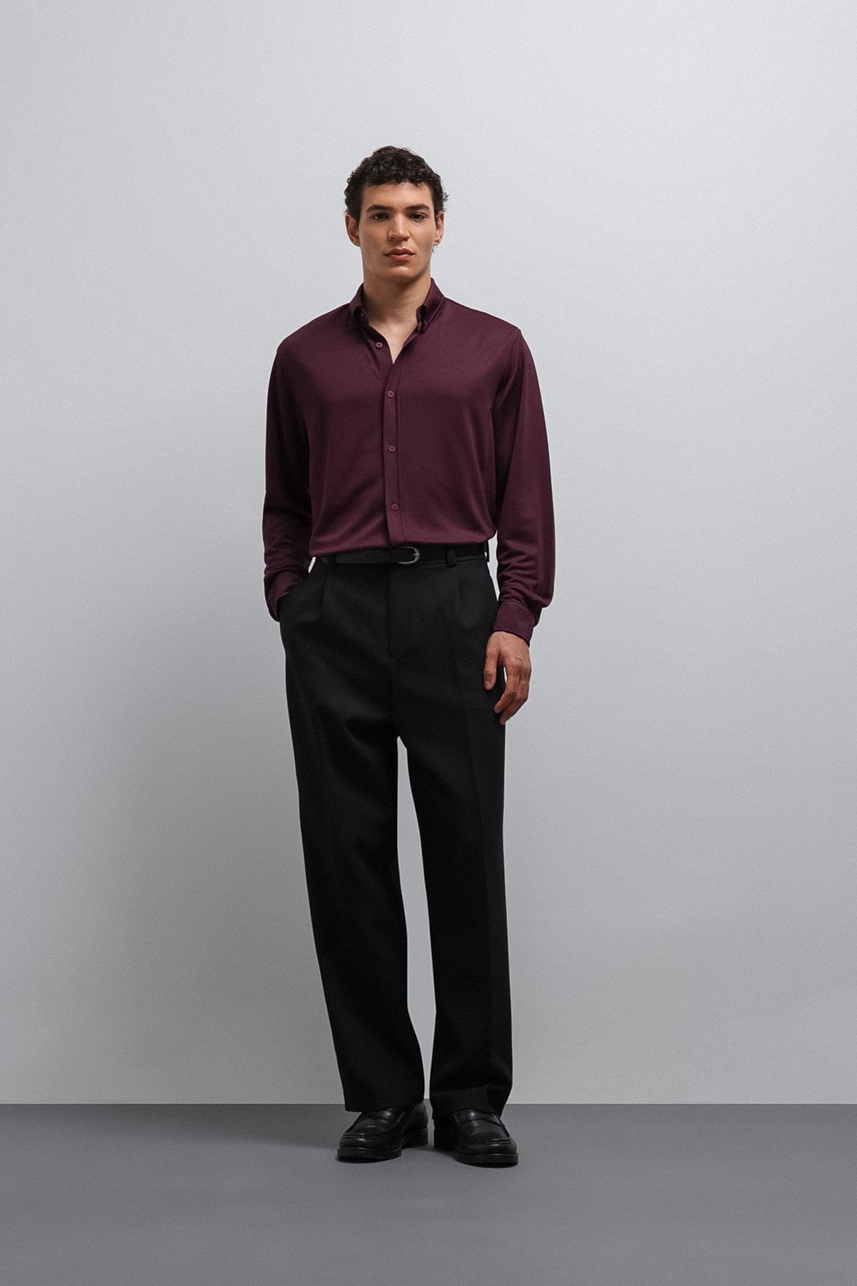 Antioch Relax Fit Baggy Pleated Men's Pants