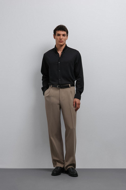 Antioch Relax Fit Baggy Pleated Men's Pants