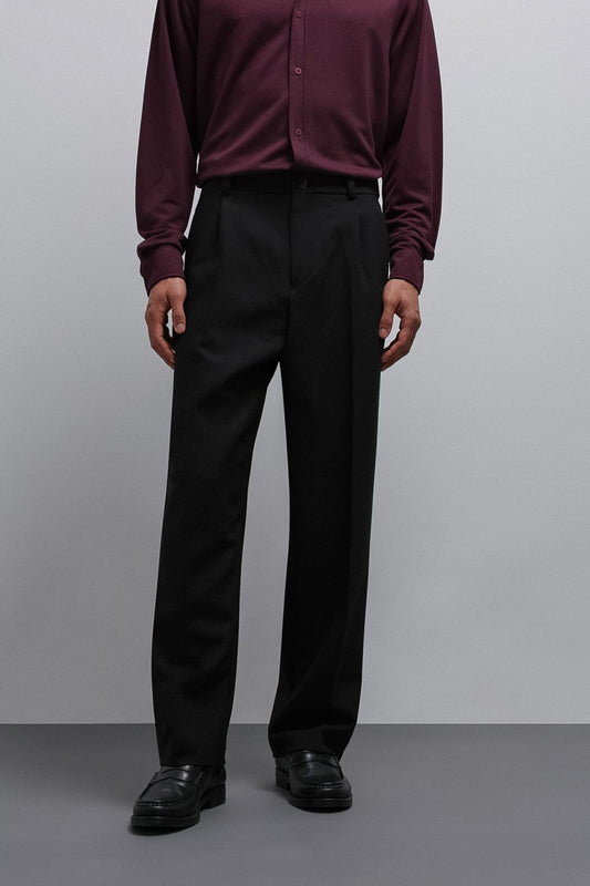 Antioch Relax Fit Baggy Pleated Men's Pants