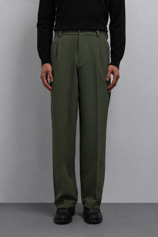 Antioch Relax Fit Baggy Pleated Men's Pants