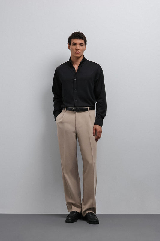Antioch Relax Fit Baggy Pleated Men's Pants