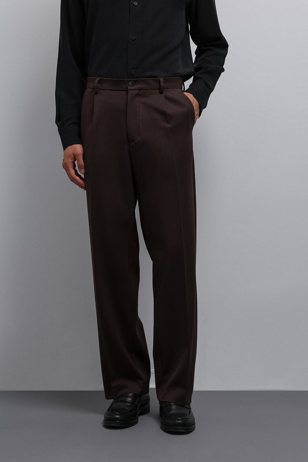 Antioch Relax Fit Baggy Pleated Men's Pants