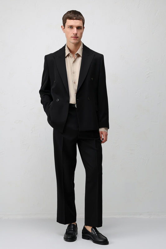 Relax Fit Pleated Men's Pants