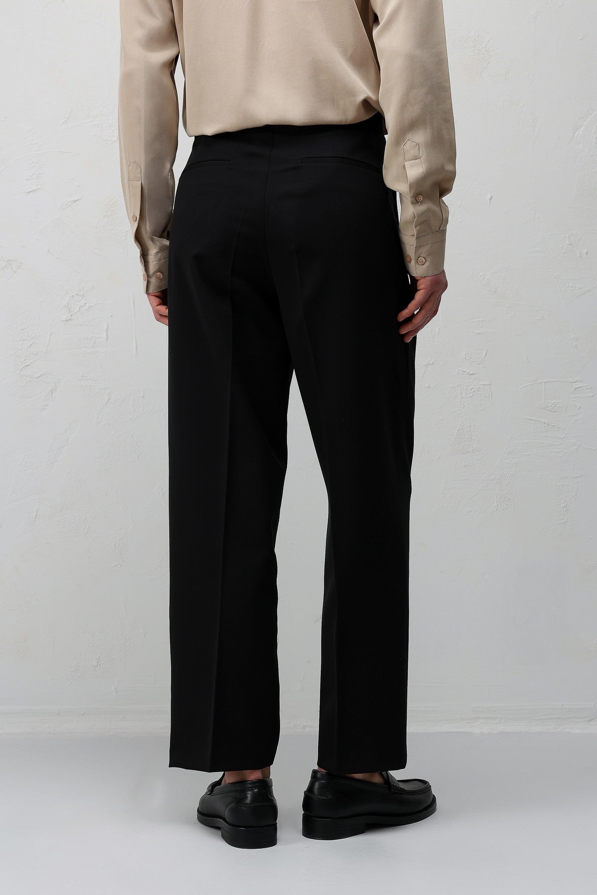 Relax Fit Pleated Men's Pants