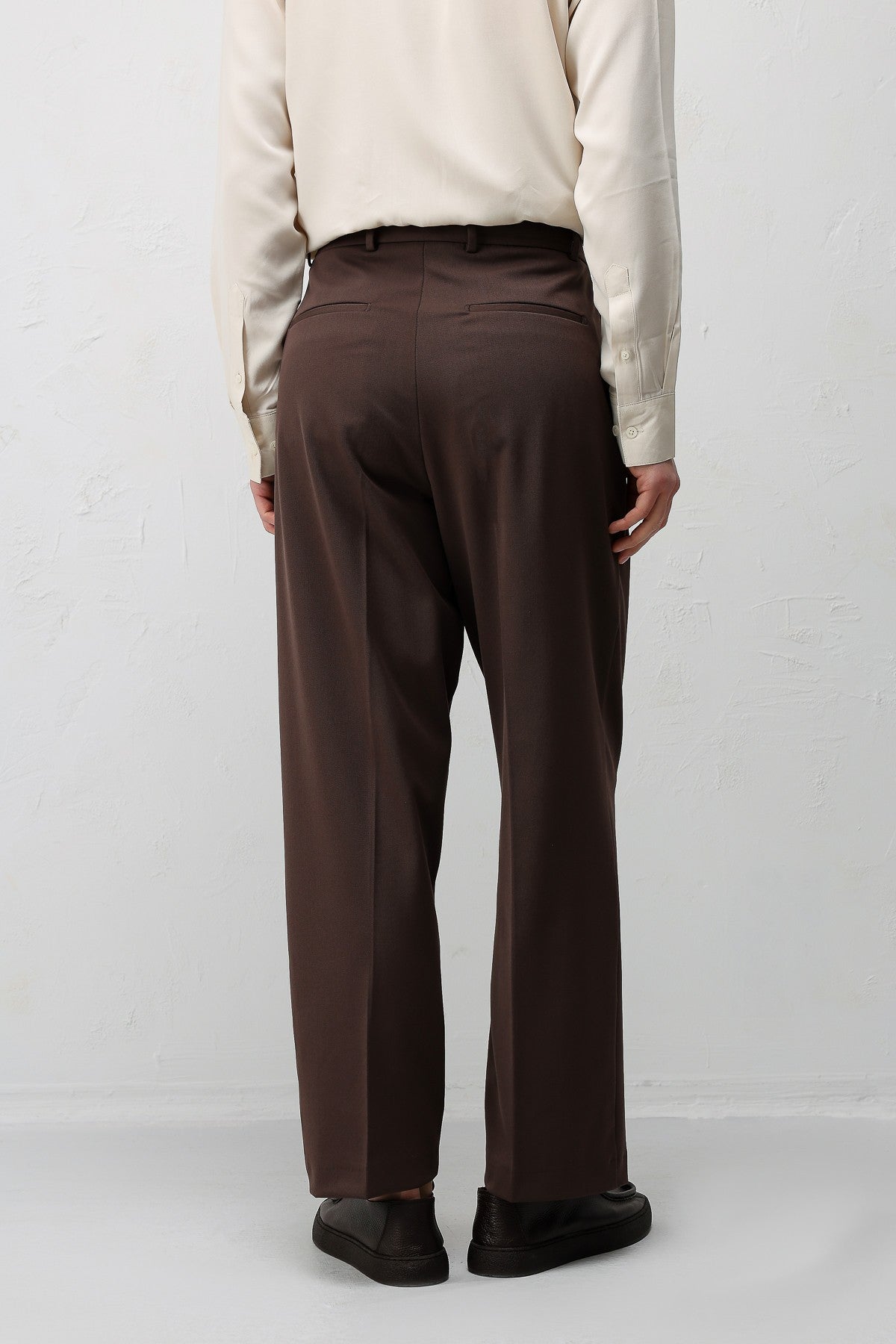 Relax Fit Pleated Men's Pants