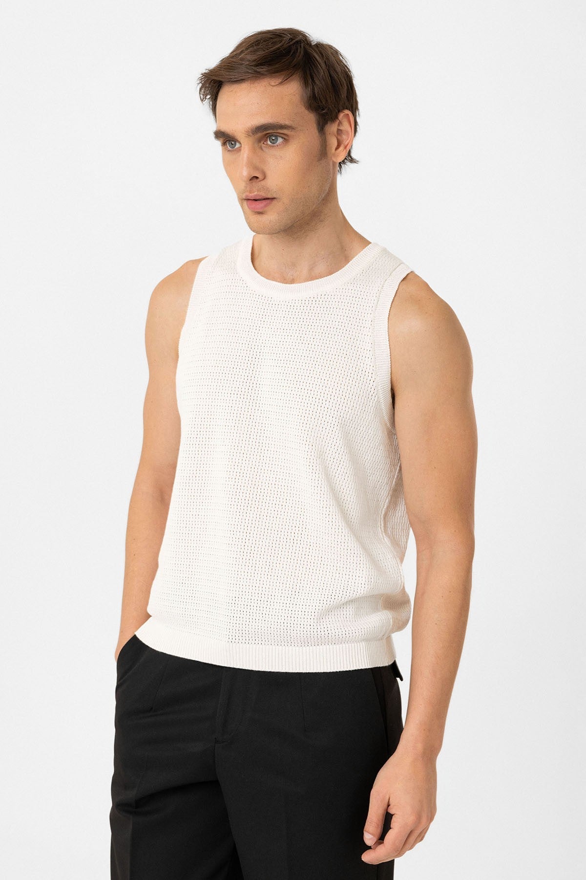 Antioch Knitted Men's Tank Top