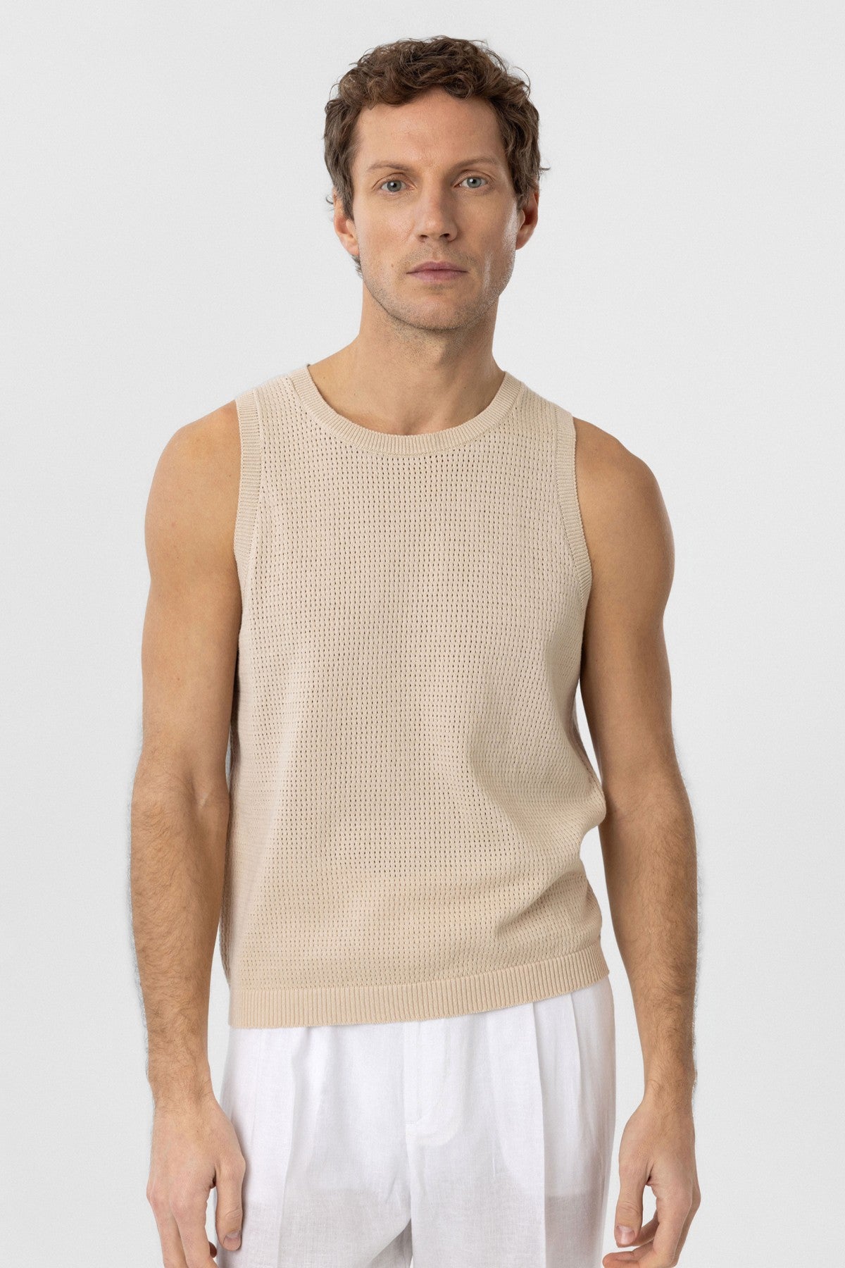 Antioch Knitted Men's Tank Top