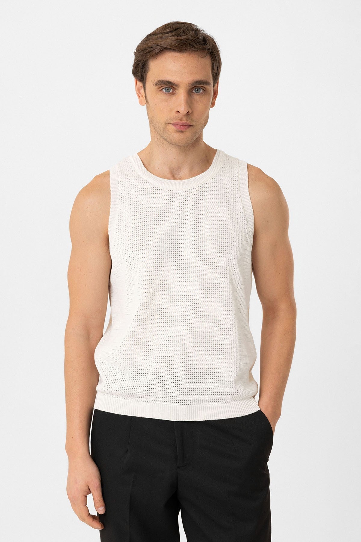 Antioch Knitted Men's Tank Top