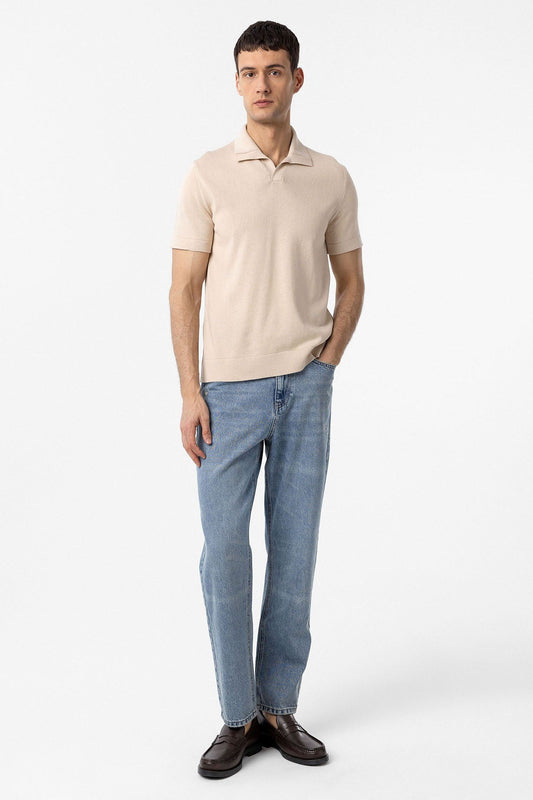Antioch 100% Cotton Crew-Neck Knit T-Shirt