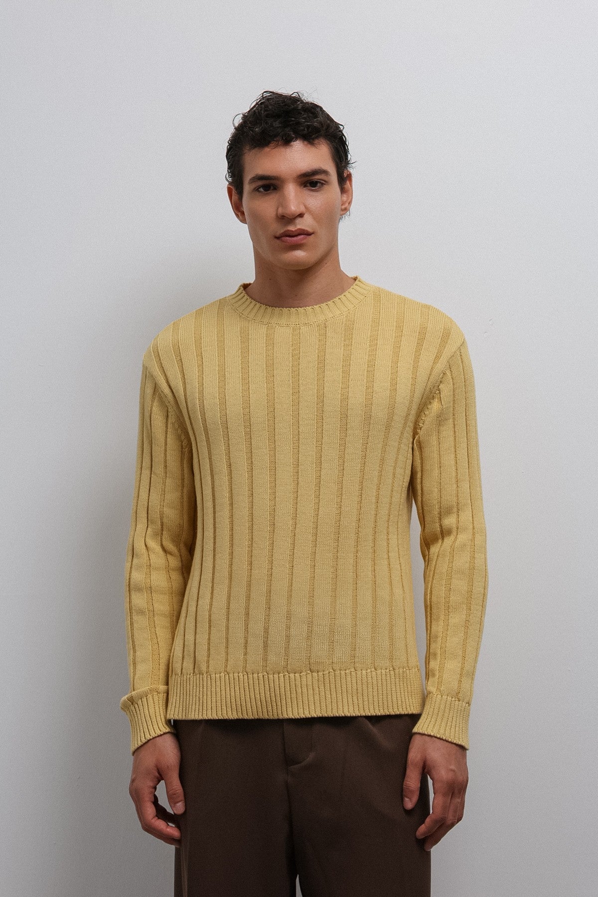 Antioch 100% Cotton Ribbed Men's Sweater