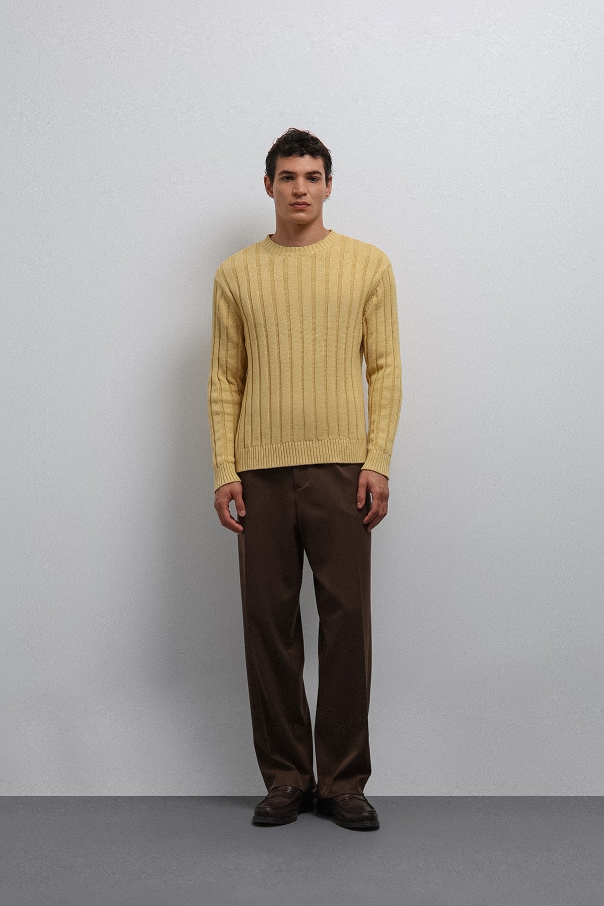 Antioch 100% Cotton Ribbed Men's Sweater