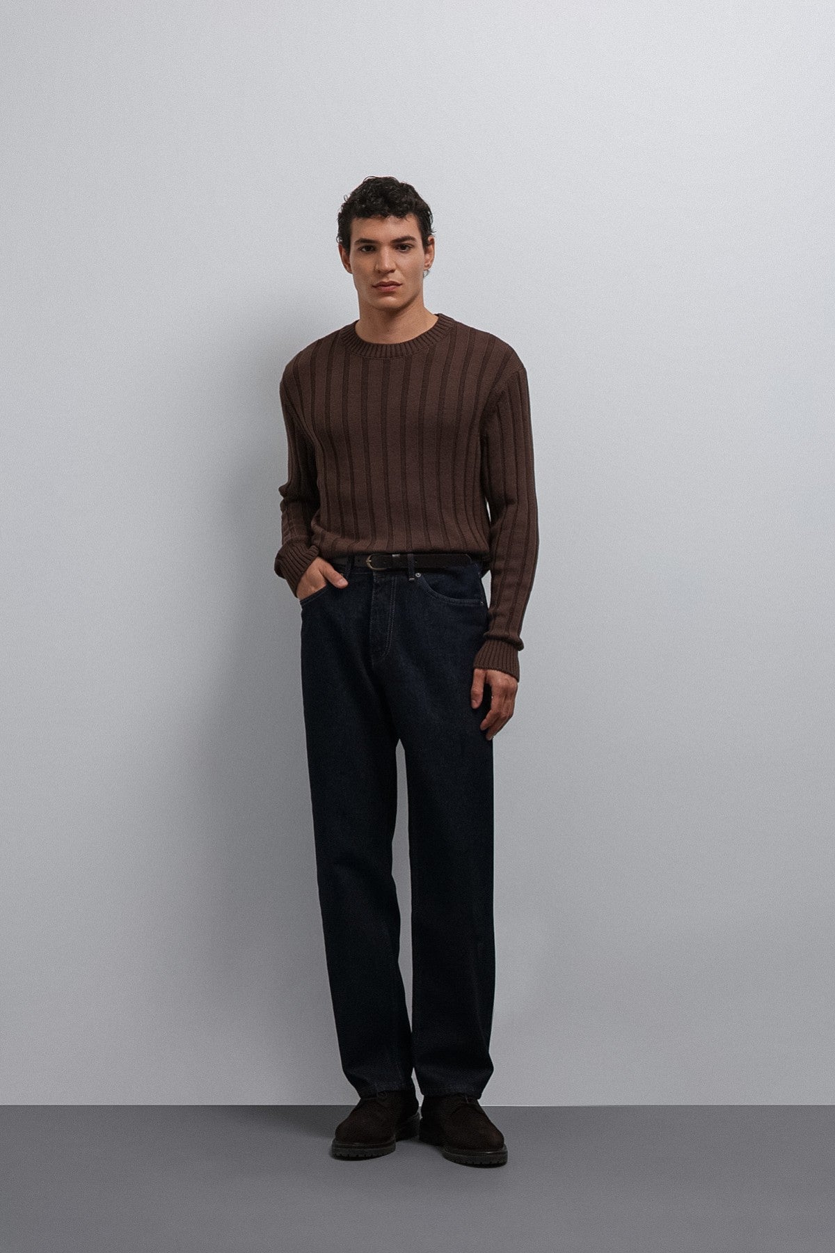 Antioch 100% Cotton Ribbed Men's Sweater