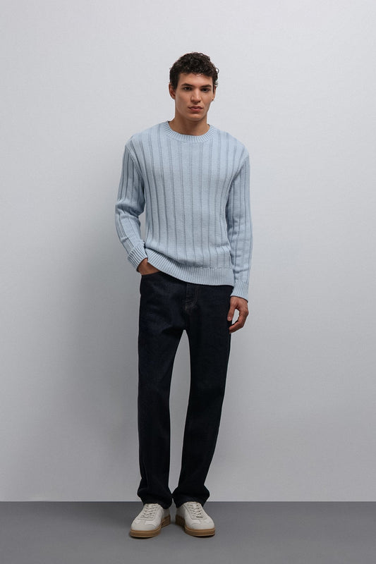 Antioch 100% Cotton Ribbed Men's Sweater