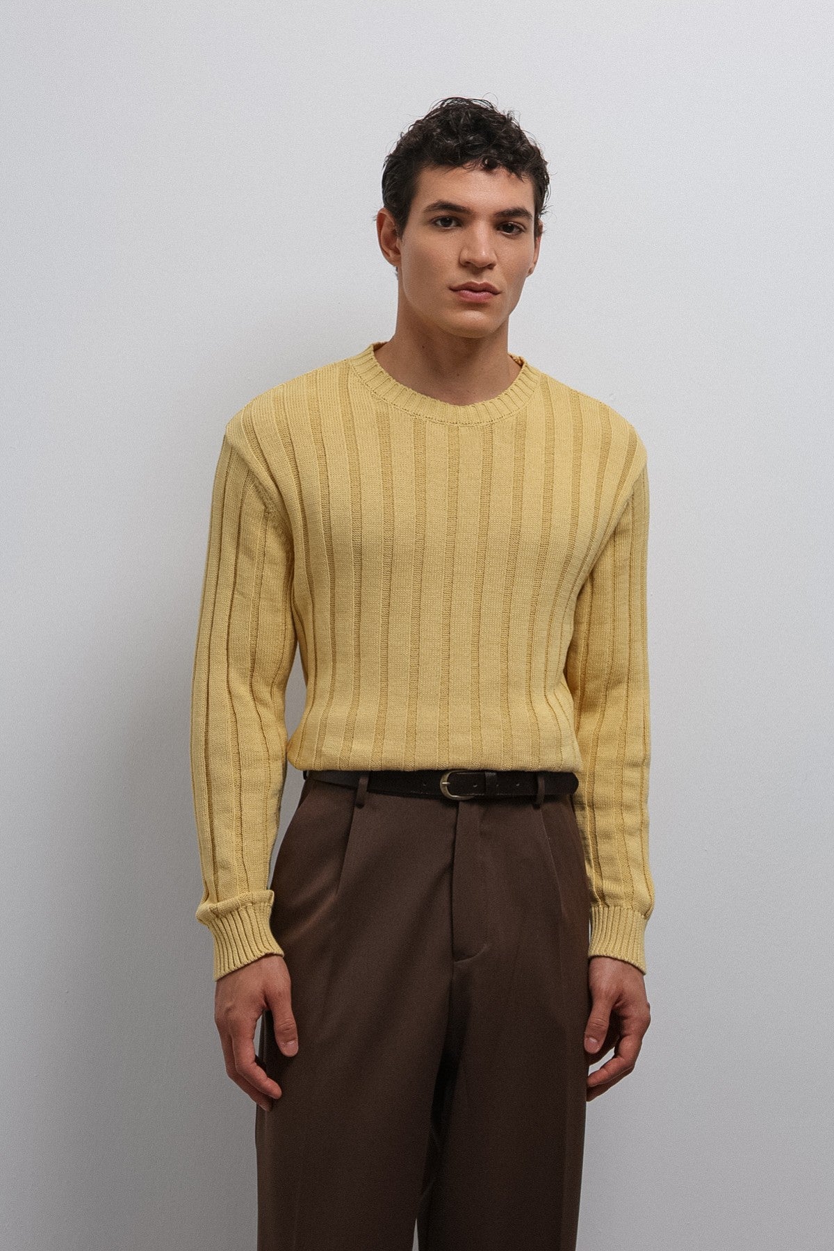 Antioch 100% Cotton Ribbed Men's Sweater