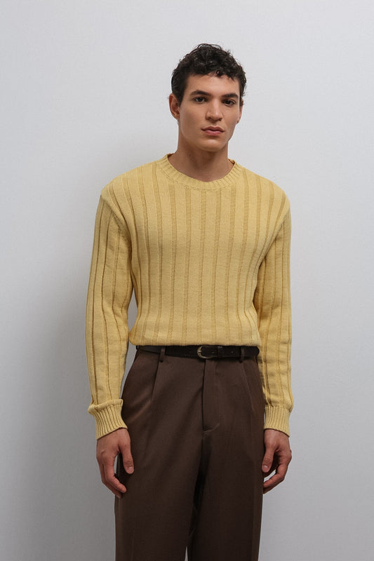 Antioch 100% Cotton Ribbed Men's Sweater