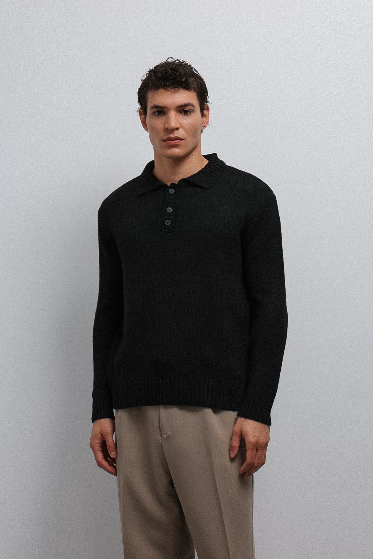 Antioch Button-Down Collar Men's Sweater