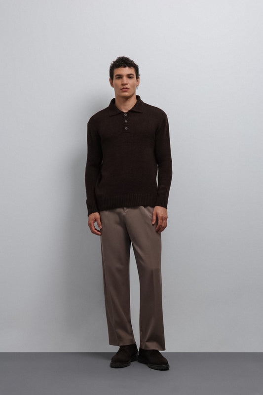 Antioch Button-Down Collar Men's Sweater