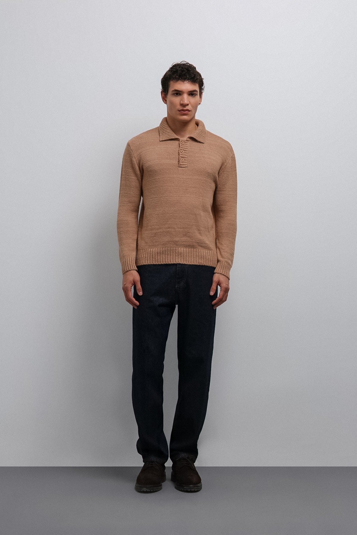 Antioch Button-Down Collar Men's Sweater