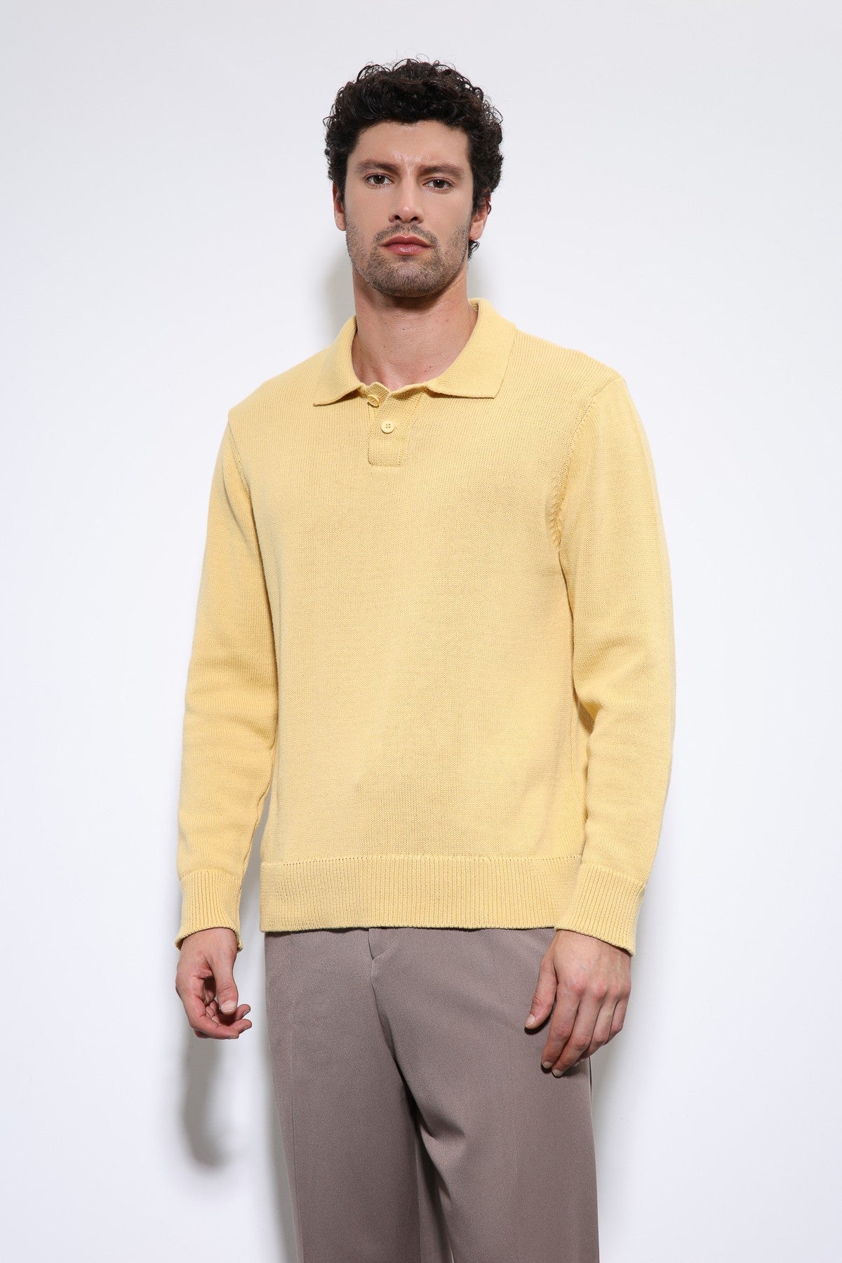 Antioch Polo Neck Basic Men's Sweater