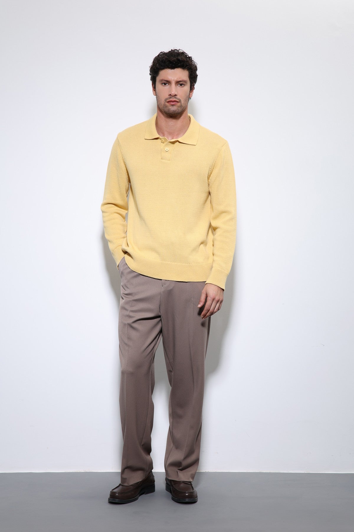 Antioch Polo Neck Basic Men's Sweater