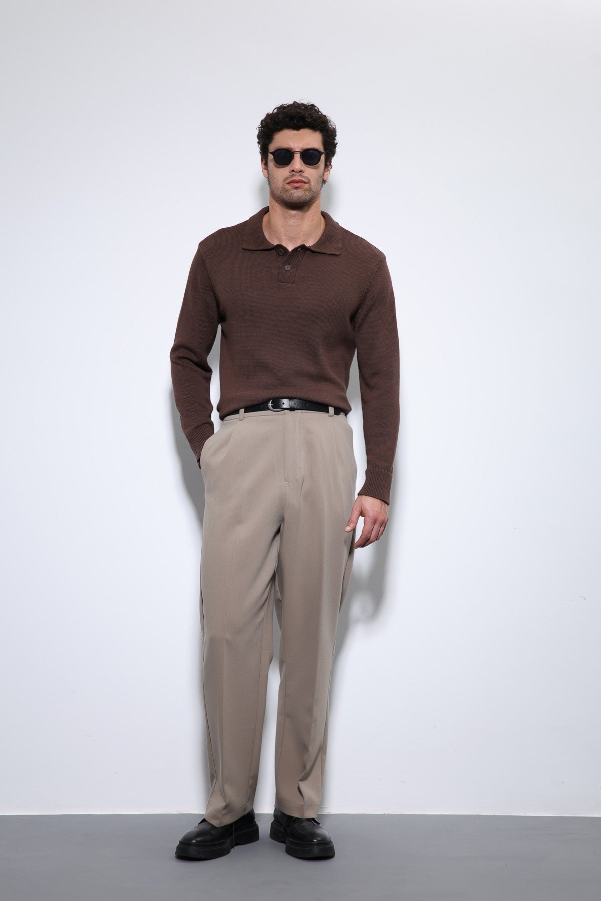 Antioch Polo Neck Basic Men's Sweater