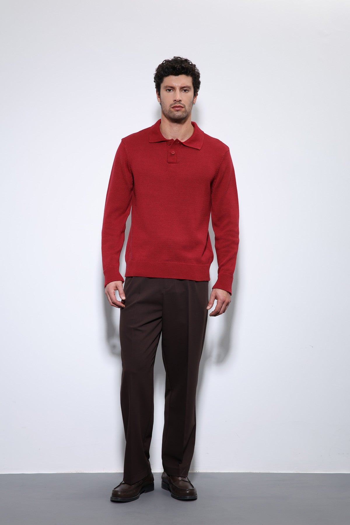 Antioch Polo Neck Basic Men's Sweater