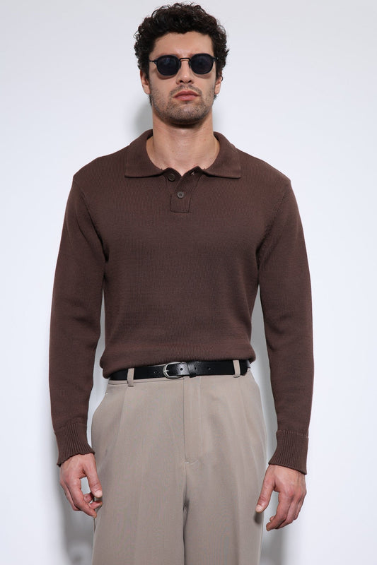Antioch Polo Neck Basic Men's Sweater