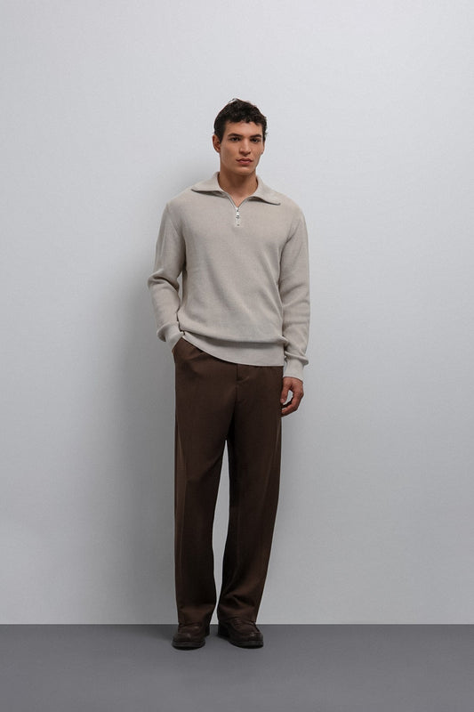 Antioch Zip-Up Knit Men's Sweater