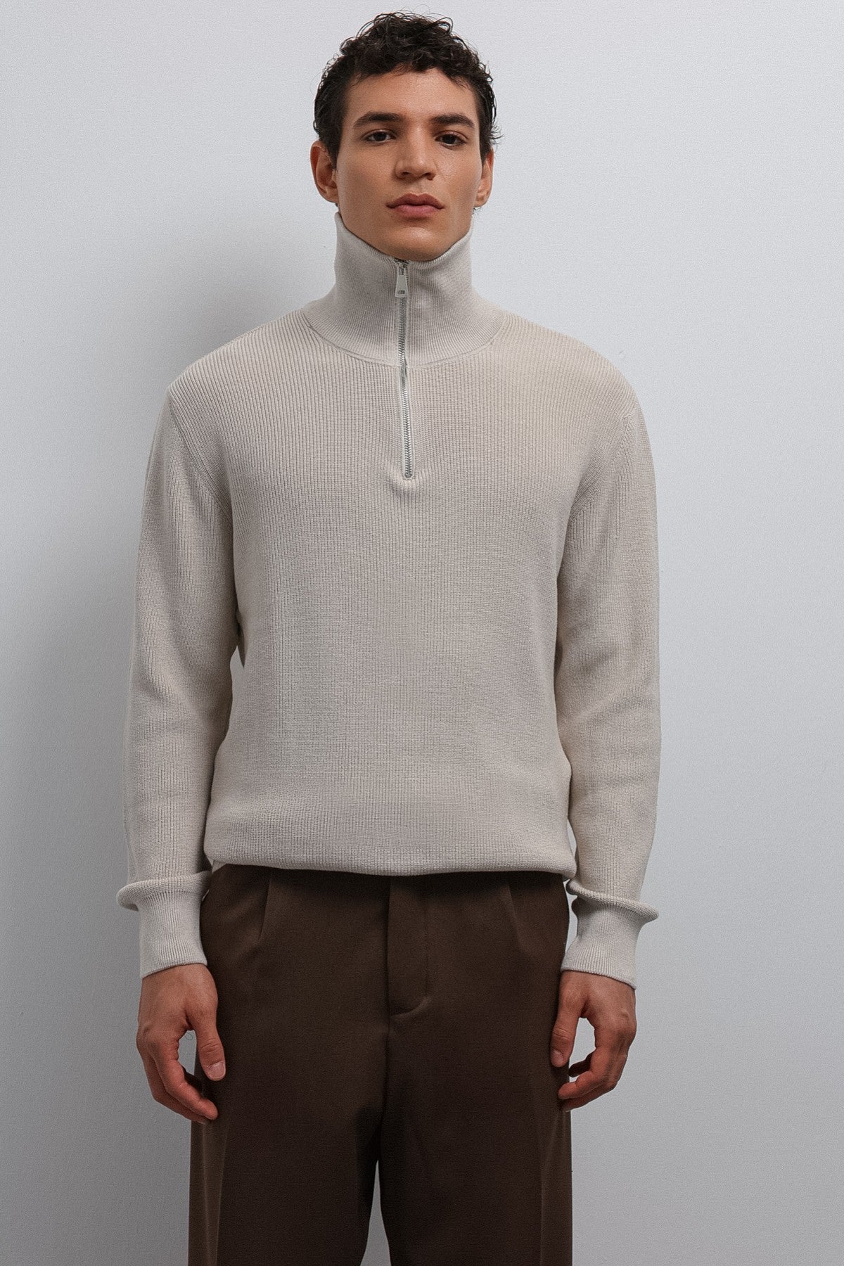 Antioch Zip-Up Knit Men's Sweater