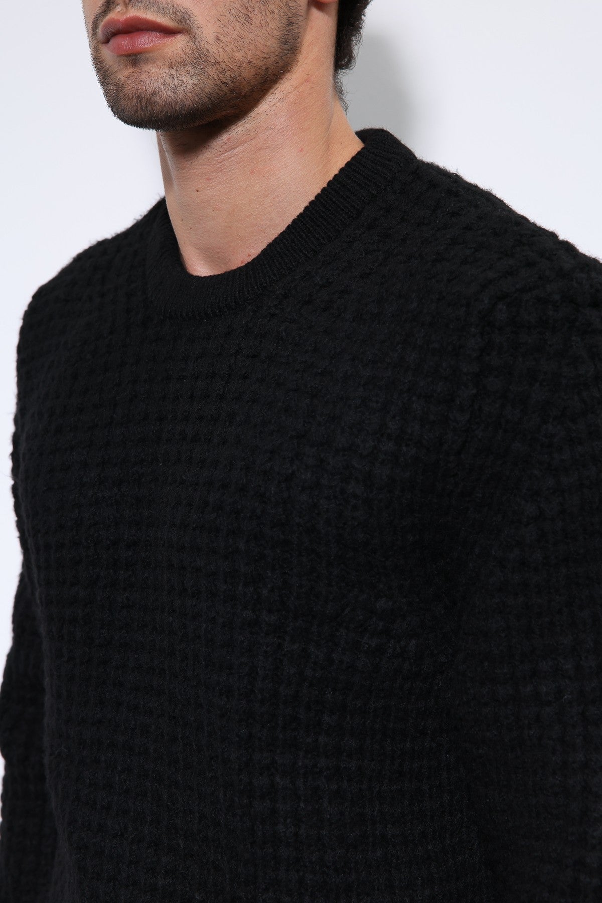 Antioch Knitted-Textured Men's Sweater