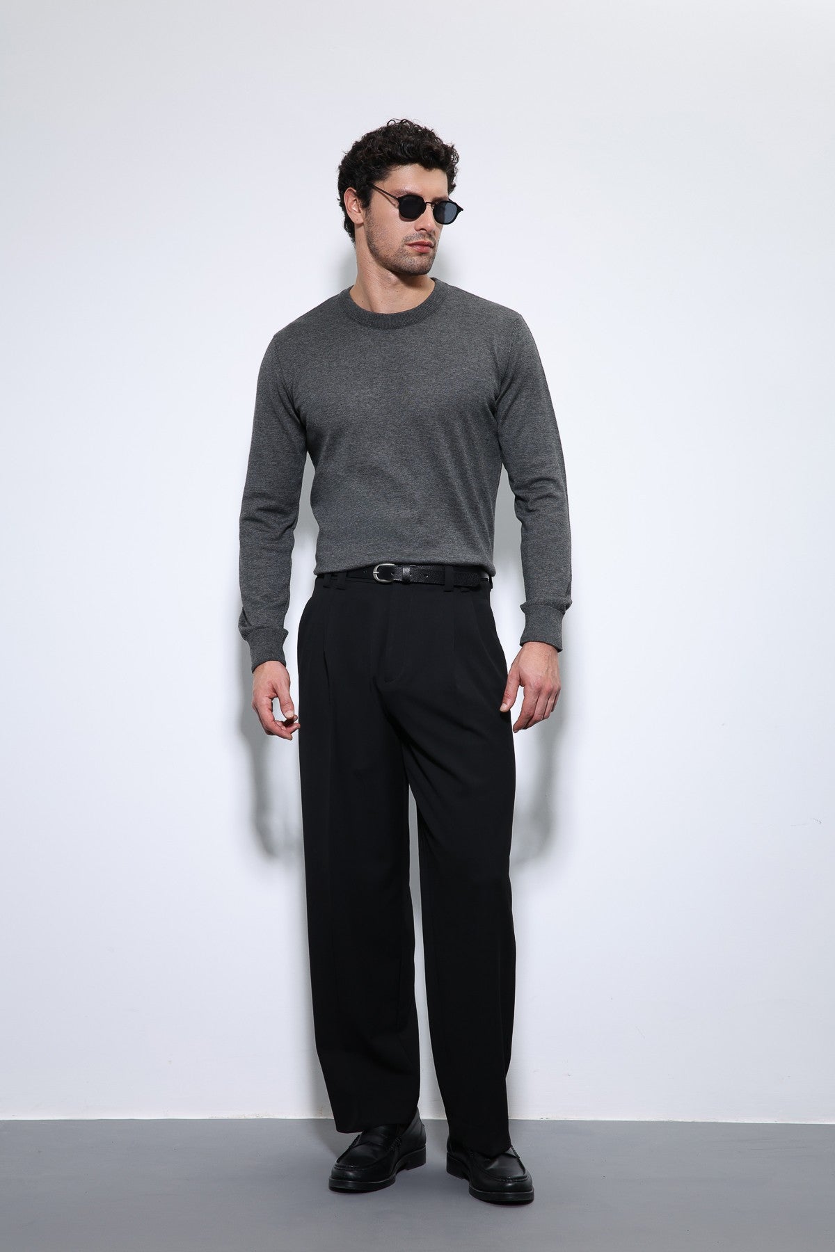 Antioch Soft-Textured Basic Men's Sweater