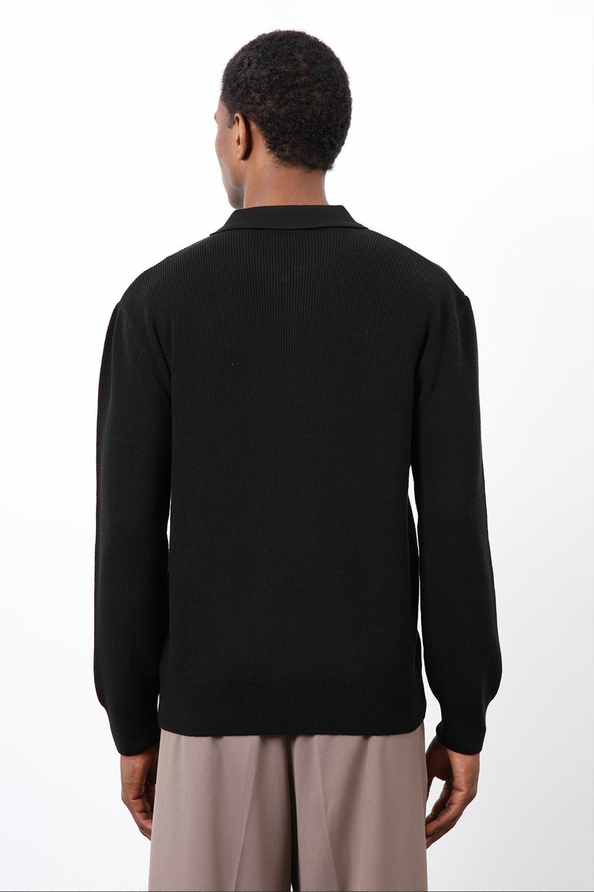 Antioch Men's Zipper-Front Knit Sweater