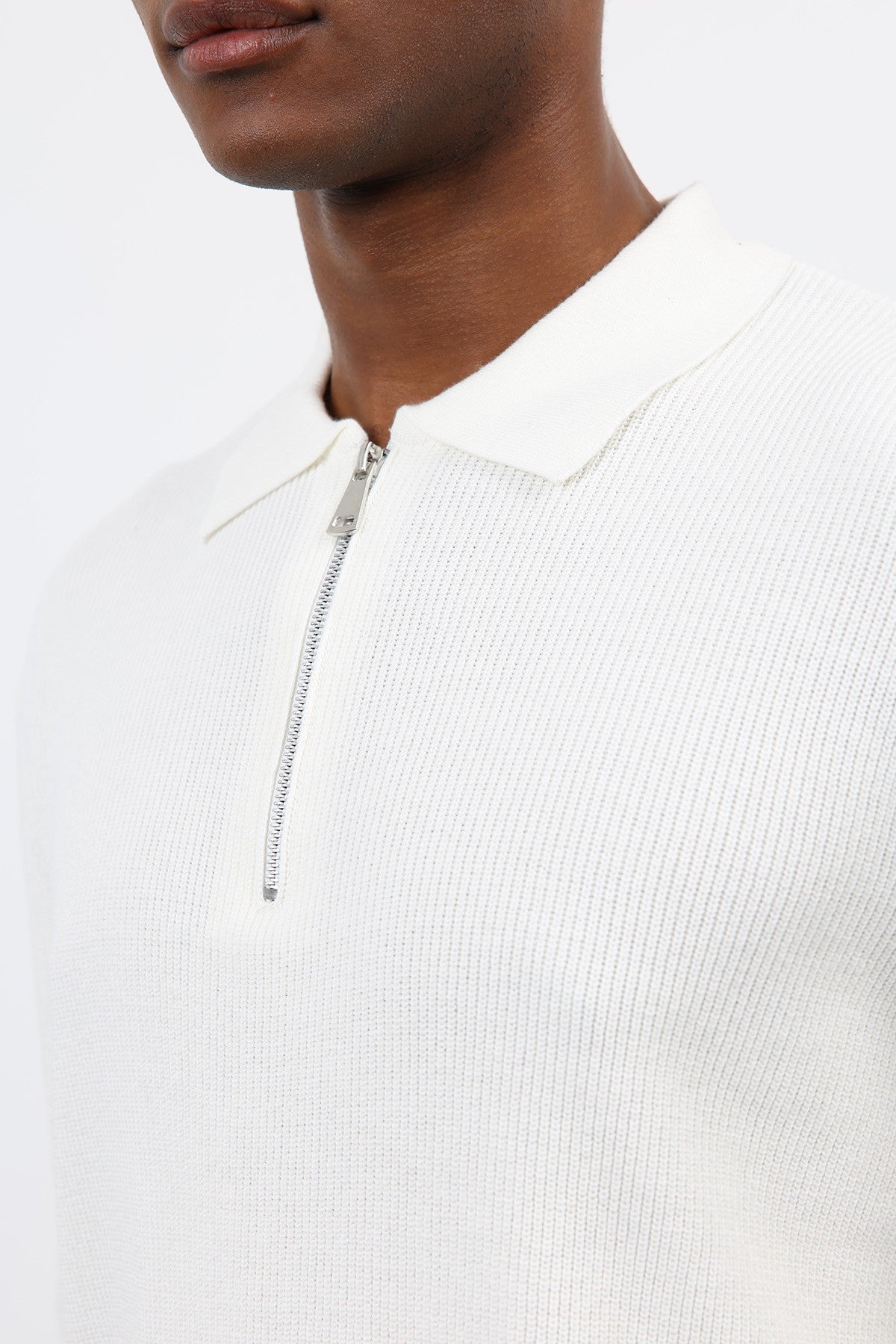 Antioch Men's Zipper-Front Knit Sweater