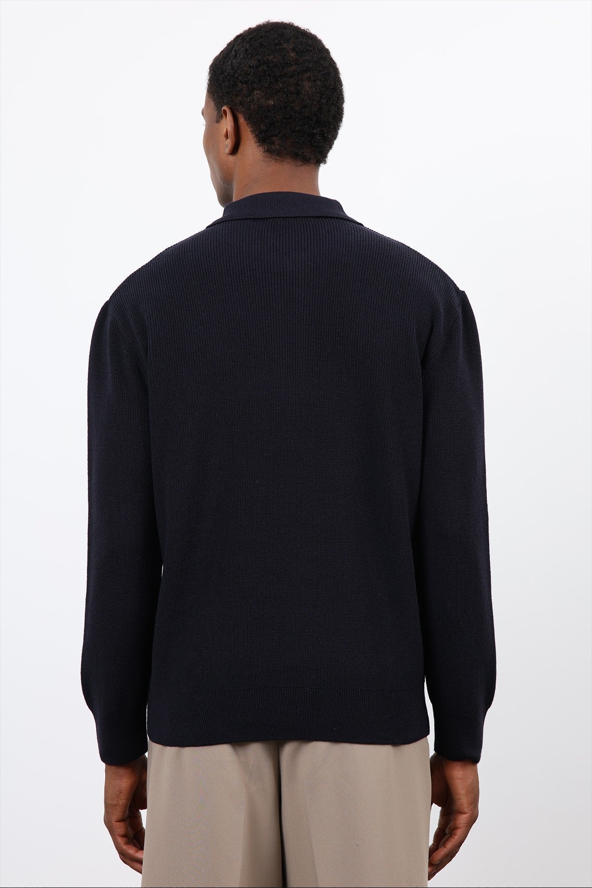 Antioch Men's Zipper-Front Knit Sweater