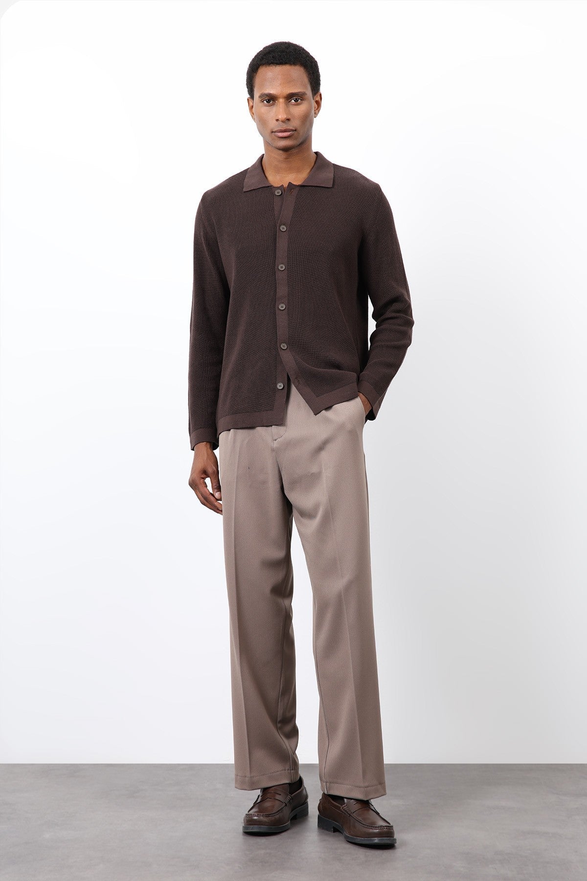 Antioch Fine-Knit Men's Cardigan