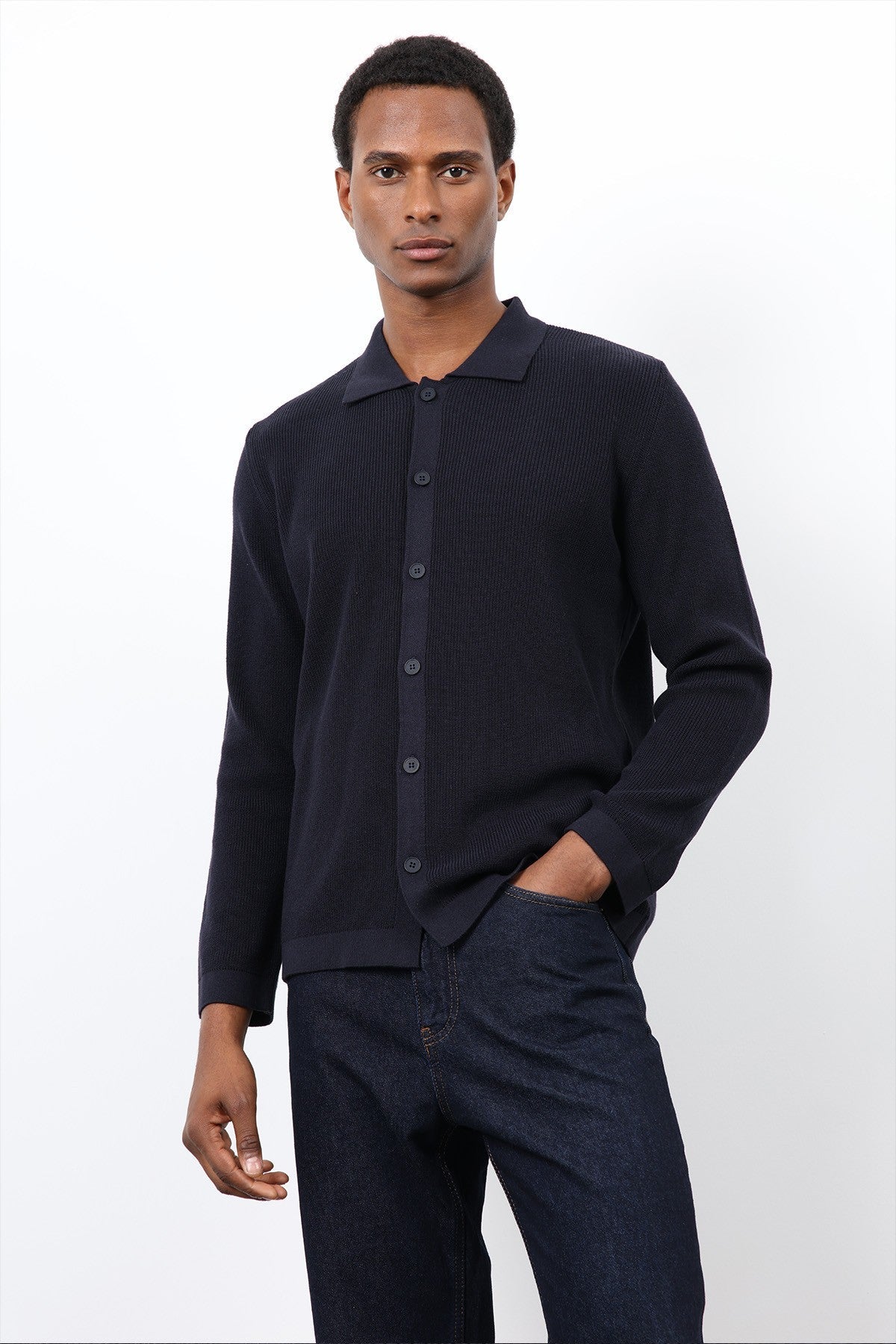 Antioch Fine-Knit Men's Cardigan