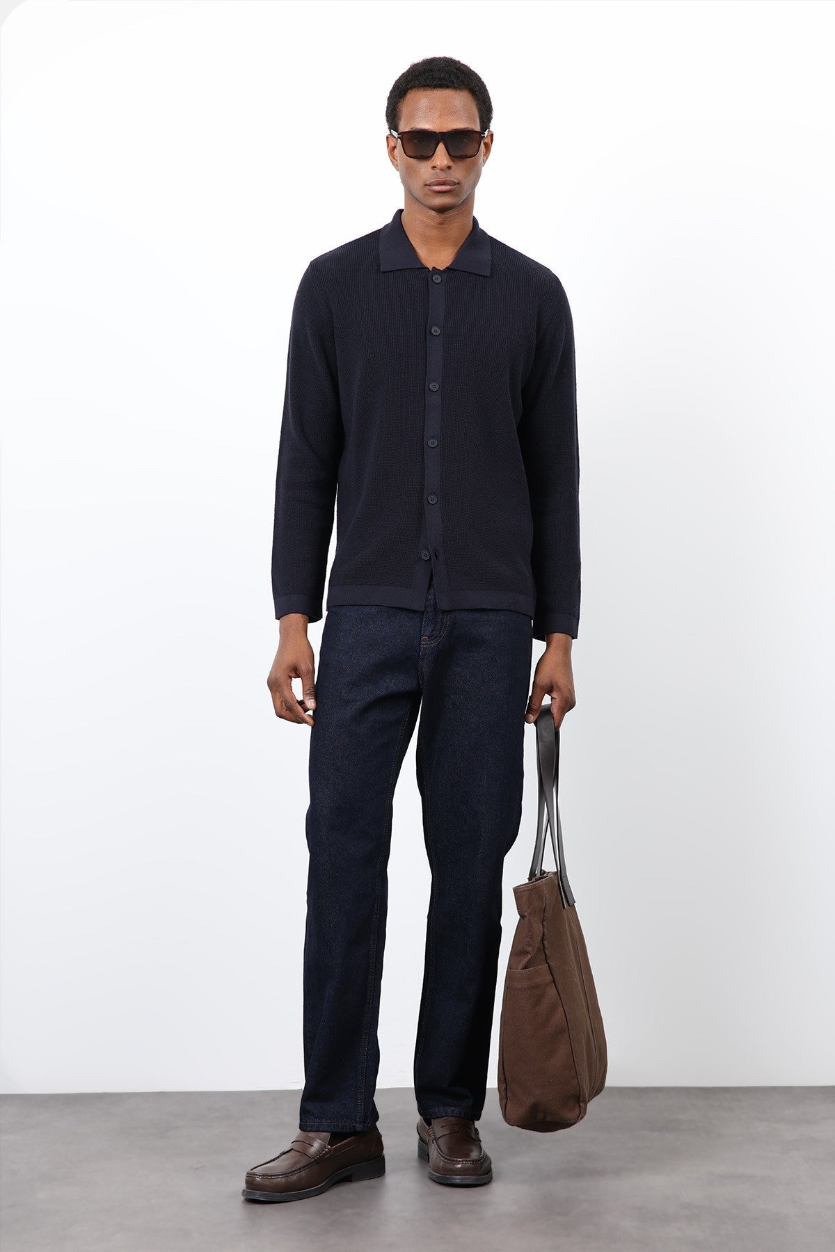 Antioch Fine-Knit Men's Cardigan