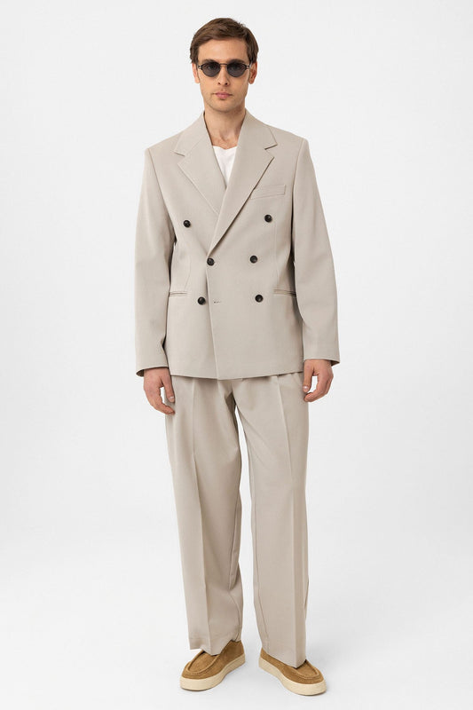 Antioch Relax Fit Double-Breasted Men's Blazer
